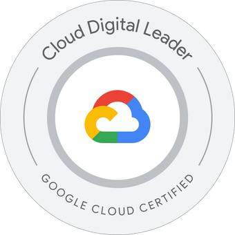 Google Cloud Digital Leader certification badge
